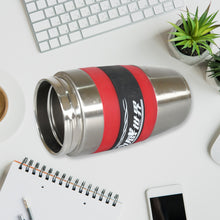 Steel Travel Mugtumblercup Double Walled With Rubber Grip 400ml