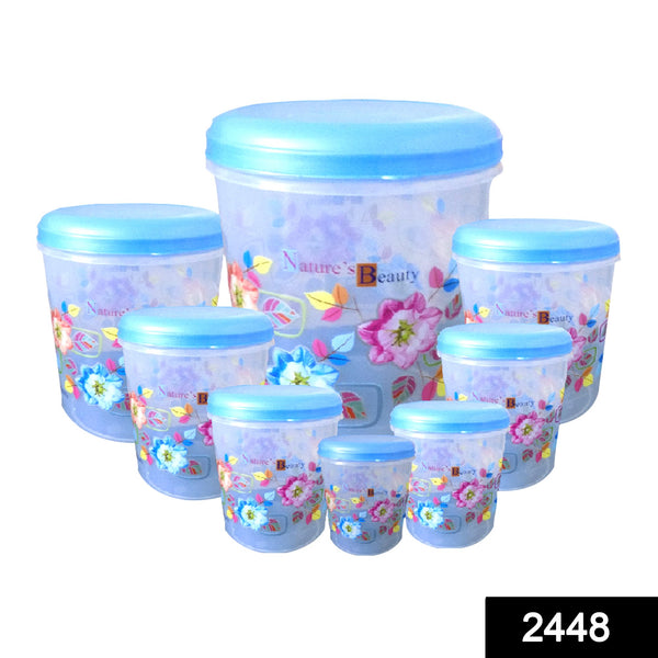 Air Tight Plastic Transparent Container Set (10000ml 7000ml 5000ml 3000ml 2000ml 1000ml 750ml 500ml)