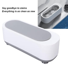 Ultrasonic Jewllery Cleaner Ultrasonic Cleaning Machine Portable Jewellery Cleaning Mchine For Jewellery Ring Silver Retainer Glasses Watches Coins High Frequency Vibration Machine (Battery Not Included)