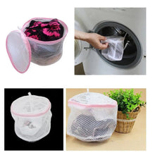 Small Round Cloth Washing Laundray Bag  Washing Net Bag Pouch  Mesh Laundry Bag With Rust Free Zipper For Washing Socks And Underwear (1 Pc)