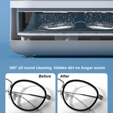 Ultrasonic Jewllery Cleaner Ultrasonic Cleaning Machine Portable Jewellery Cleaning Mchine For Jewellery Ring Silver Retainer Glasses Watches Coins High Frequency Vibration Machine (Battery Not Included)