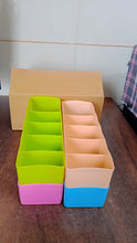 5-compartments Socks handkerchief underwear Storage Box Socks Drawer Closet Organizer Storage Boxes (Pack Of 4)