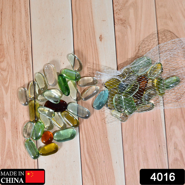 Glass Gem Stone Flat Round Marbles Pebbles For Vase Fillers Attractive Pebbles For Aquarium Fish Tank.