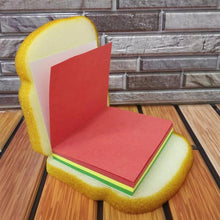 Sandwich Shaped Notepad  Sticky Notes  Memo Pads Unique Mini Notes (Multicolor)