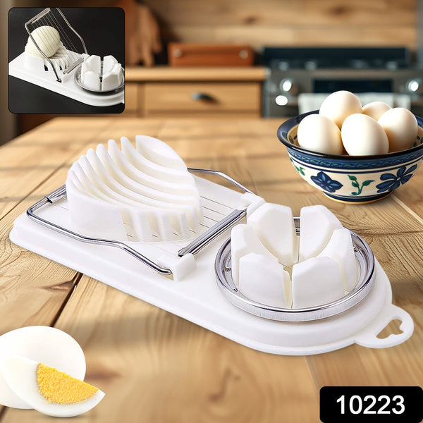2 In 1 Egg Slicer Egg Cutter For Hard Boiled Eggs 10223