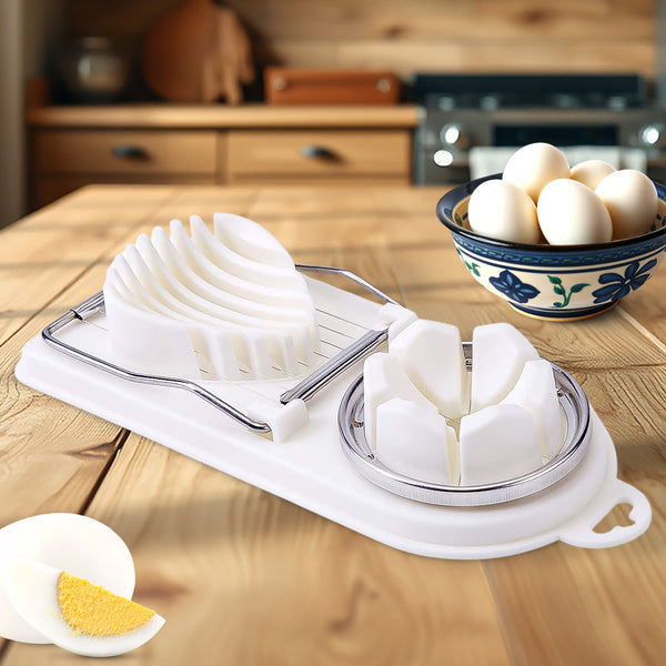 2 In 1 Egg Slicer Egg Cutter For Hard Boiled Eggs 10223