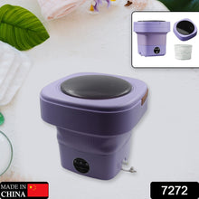 Mini Washing Machine Foldable Mini Washer With Drain Basket Portable Washing Machine Foldable For Laundry Travel Camping Rv Baby Clothes