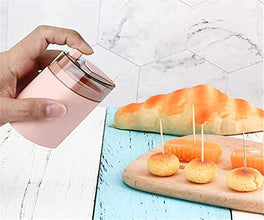 Toothpick Holder Dispenser Pop-up Automatic Toothpick Dispenser Toothpick Storage Box