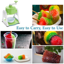 Ice Gola Maker Ice Snow Maker Machine  Ice Crusher  Indoor Outdoor Manual With Steel Blade  Antislip Grip