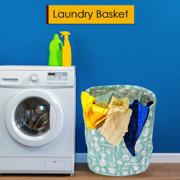 Durable And Collapsible Laundry Storage Bag With Handles Clothes  Toys Storage Foldable Laundry Bag For Dirty Clothes.