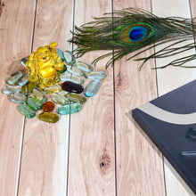 Glass Gem Stone Flat Round Marbles Pebbles For Vase Fillers Attractive Pebbles For Aquarium Fish Tank.