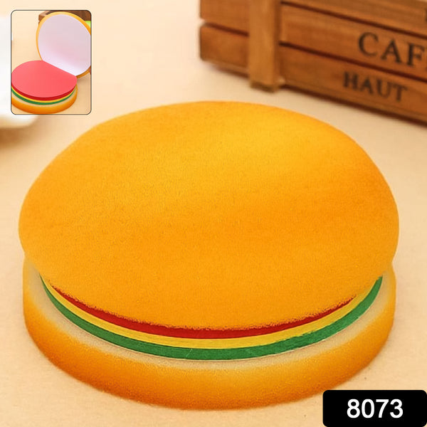 Burger Shaped Notepad  Sticky Notes  Memo Pads Unique Mini Notes (Multicolor)