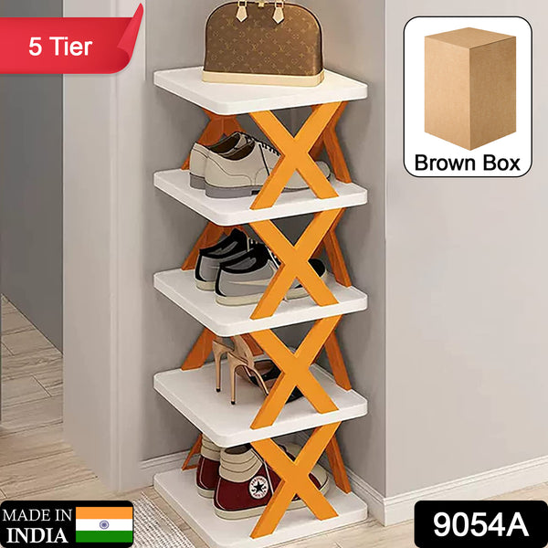 5 Tier Shoes Stand Shoe Tower Rack Suit For Small Spaces Closet Small Entryway Easy Assembly And Stable In Structure Corner Storage Cabinet For Saving Space