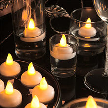 Flameless Floating Candles Battery Operated Tea Lights Tealight Candle - Decorative Wedding. Set Of 8pcs With Transparent Box