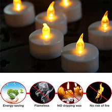 Flameless Floating Candles Battery Operated Tea Lights Tealight Candle - Decorative Wedding. Set Of 8pcs With Transparent Box