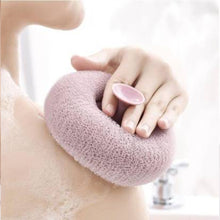Super Soft Bath Sponge Flower Suction Cup Bath Sponges For Shower Women Men Foam Loofah Sponge Exfoliating Bath Sponge Body Washer Reusable Loofah Massage Bath (1 Pc)