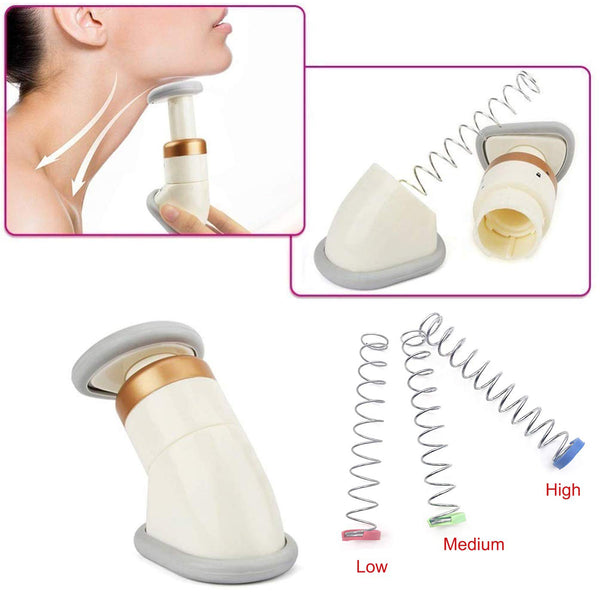 Massager For Men Women Double Chin Up Neckline Slimmer Machine And Jawline Exerciser Tool With Neck Slimming Rubber  Chinfat Reducer Exerciser (1 Pc)