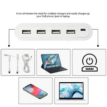 4in1 Hub Is Usb For Pen Drive Mouse Keyboards Camera Mobile Tablet Pc Laptop Tv Study Table Charging Extension Hub Portable (1 Pc)