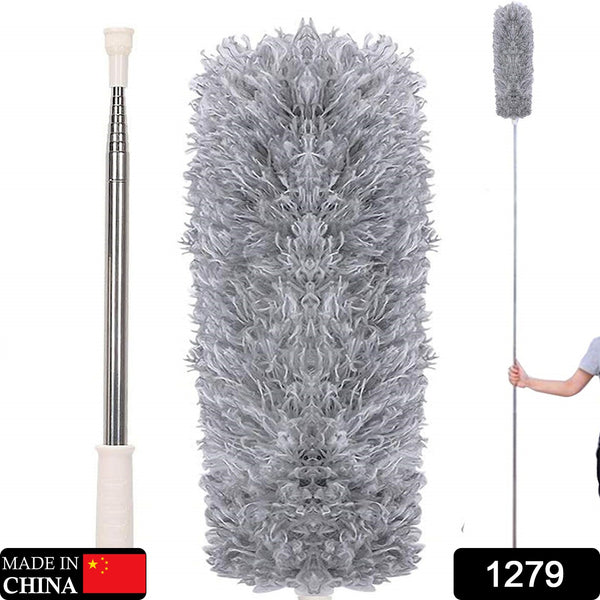 Microfiber Dusters For Cleaning Telescoping Feather Duster With 100 Inches Extendable Handle Pole Dusting Cleaning Tools For Cleaning High Ceiling Ceiling Fan Blinds Cobwebs Furniture Cars