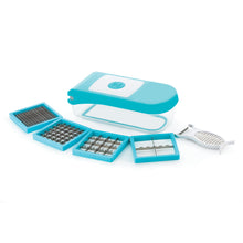 7 In 1 Plastic Vegetable Dicer Blue 8108