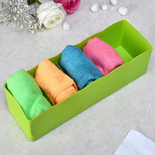 5-compartments Socks handkerchief underwear Storage Box Socks Drawer Closet Organizer Storage Boxes (Pack Of 4)
