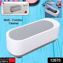 Ultrasonic Jewllery Cleaner Ultrasonic Cleaning Machine Portable Jewellery Cleaning Mchine For Jewellery Ring Silver Retainer Glasses Watches Coins High Frequency Vibration Machine (Battery Not Included)