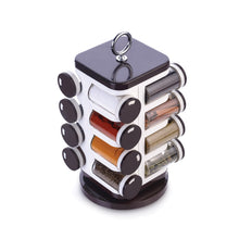 Multipurpose Revolving Spice Rack With 16 Pcs Dispenser Each 100 Ml Plastic Spice Abs Material 1 Piece Spice Set 1 Piece Spice Set 8119  (Plastic)