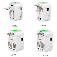 All-in-one Universal Worldwide Travelling Ac Adaptor Plug (Au  Uk  Us  Eu) International Power Charger Electric Usb Power Plug Socket Adapter Converter (1 Pc)
