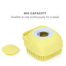 Silicone Massage Bath Body Brush With Shampoo Dispenser