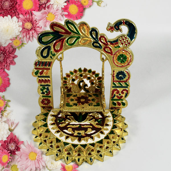 Bal Gopal Zula Home Decorative Swing Bal Gopal Zula Premium Look Decorative Zula Suitable For Home  Office  Restaurant