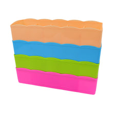 5-compartments Socks handkerchief underwear Storage Box Socks Drawer Closet Organizer Storage Boxes (Pack Of 4)