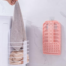 Wall Hanging Laundry Basket Clothes Hanger Dirty Hamper Clothes Storage Hook Clothes Rails For Laundry Washing Machine Bathroom Kids Dirty Clothes Storage Hanger (1 Pc)