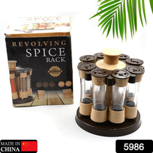 360 Revolving Spice Rack For Kitchen And Dining Table 8 Spice Jars With 120 Ml Condiment Set Herb Seasoning Organizer