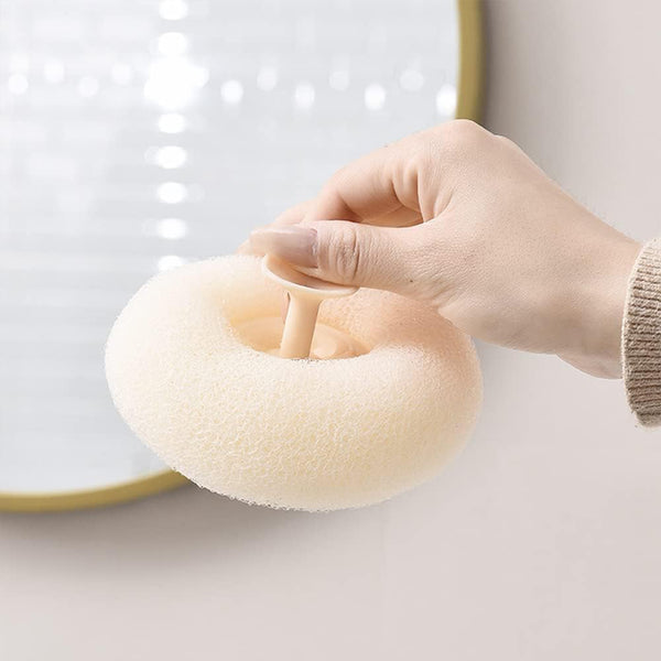 Super Soft Bath Sponge Flower Suction Cup Bath Sponges For Shower Women Men Foam Loofah Sponge Exfoliating Bath Sponge Body Washer Reusable Loofah Massage Bath (1 Pc)