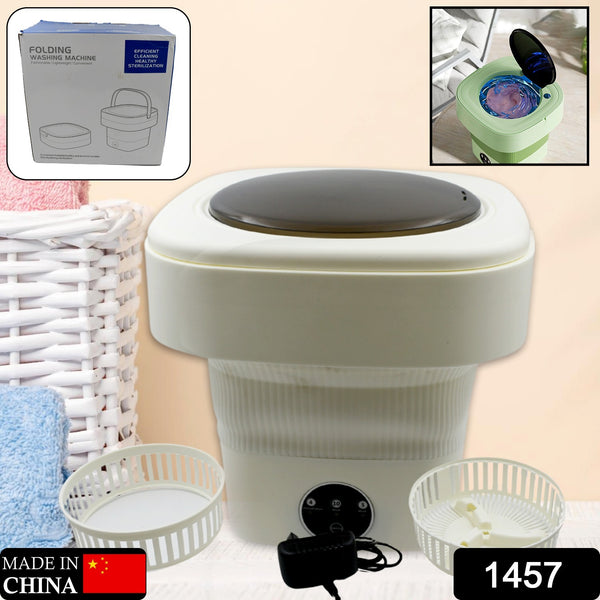 Folding Washing Machine Mini Portable Washing Machine Deep Cleaning Half Automatic Washt Mini Foldable Washing Machine Suitable For Socks Underwear Baby Clothes