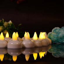 Flameless Floating Candles Battery Operated Tea Lights Tealight Candle - Decorative Wedding. Set Of 8pcs With Transparent Box