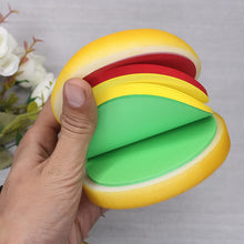 Burger Shaped Notepad  Sticky Notes  Memo Pads Unique Mini Notes (Multicolor)