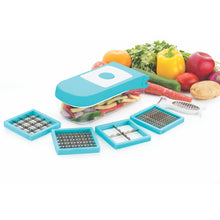 7 In 1 Plastic Vegetable Dicer Blue 8108