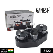 Rendy Condiment Set For Kitchen Transparent Jar For Easy To Access Spice 1 Piece Spice Set 8122  (Plastic)