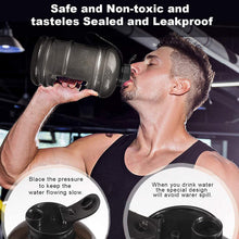 Sports Gym 1.5 Liters Gallon Water Bottle With Mixer And Strainer