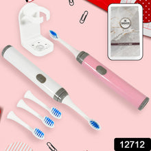 Adult Waterproof Electric Toothbrush Strong Sonic Charging With 4 Toothbrush Head And A Toothbrush Holder