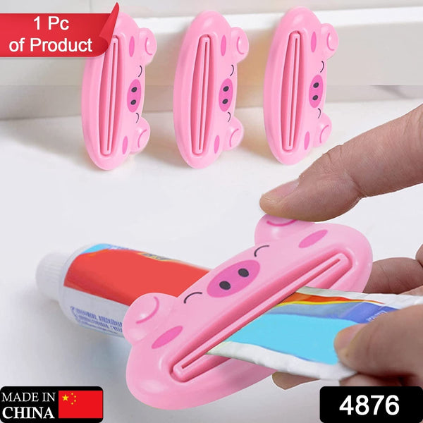 Toothpaste Tube Squeezer 3.5inch Animal Toothpaste Squeezer Tube Squeezer Toothpaste Clip For Extruding Toothpaste Facial Washing Milk Tomato Sauce And Other Tubular Items ( 1 Pc )