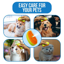 3 In1 Cat Steamy Brush Self Cleaning Steam Cat Brush Cat Steamer Brush For Massage Cat Grooming Brush Pet Hair Removal Comb For Cat And Dog For Removing Tangled And Loose Hair