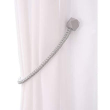Hexagonal Magnetic Braided Rope Drapery Window Curtains Loop Binding Ties Buckle (2 Pc)