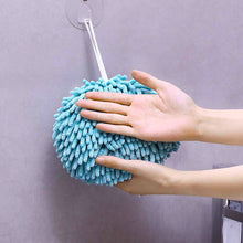 Hand Towels For Bathroom Kitchen Hand Towel Hand Dry Towels Absorbent Soft Hanging Hand Bath Towels Microfiber Plush Chenille Hand Towel Ball Machine Washable Bathroom With Loop (1 Pc)