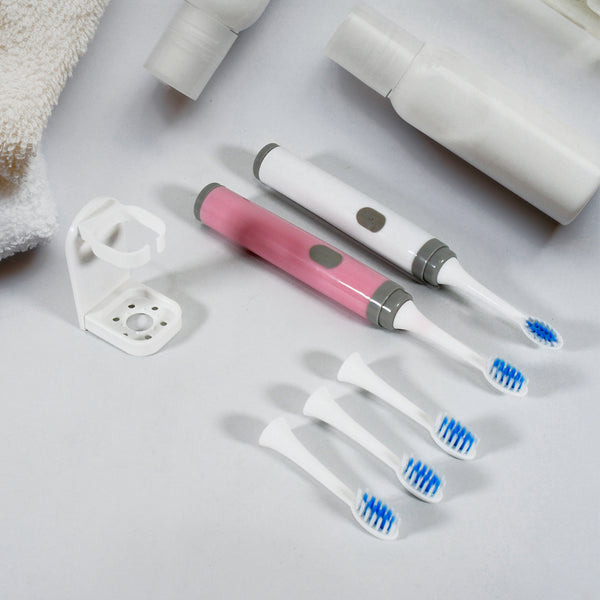 Adult Waterproof Electric Toothbrush Strong Sonic Charging With 4 Toothbrush Head And A Toothbrush Holder