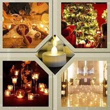 Flameless Floating Candles Battery Operated Tea Lights Tealight Candle - Decorative Wedding. Set Of 8pcs With Transparent Box