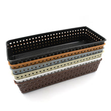 Plastic Multipurpose Desk Organizer Tray Office Drawer Dividers Storage Bins For Kitchen Bathroom Office Makeup Bedroom Dresser Craft Basket Rack Multicolour (6 Pcs Set)